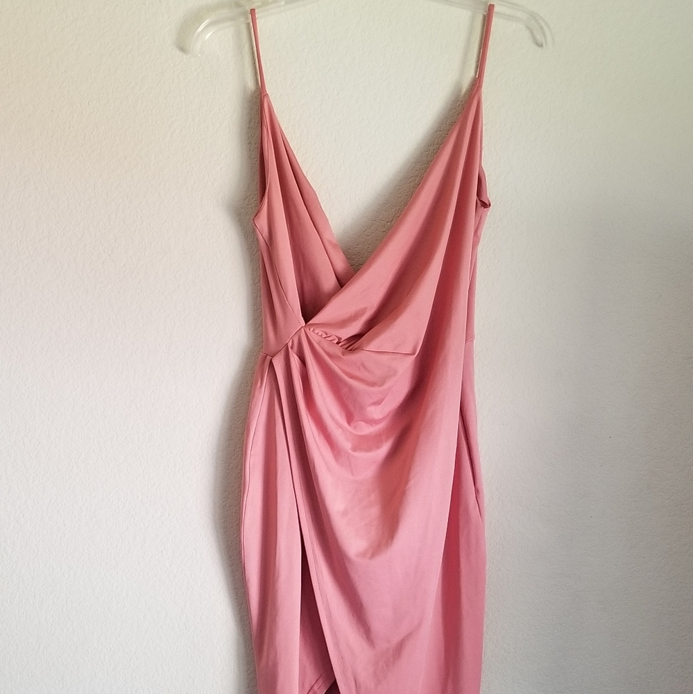 Rose pink dress